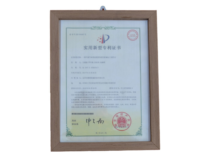 實(shí)用新型專(zhuān)利證書(shū)15